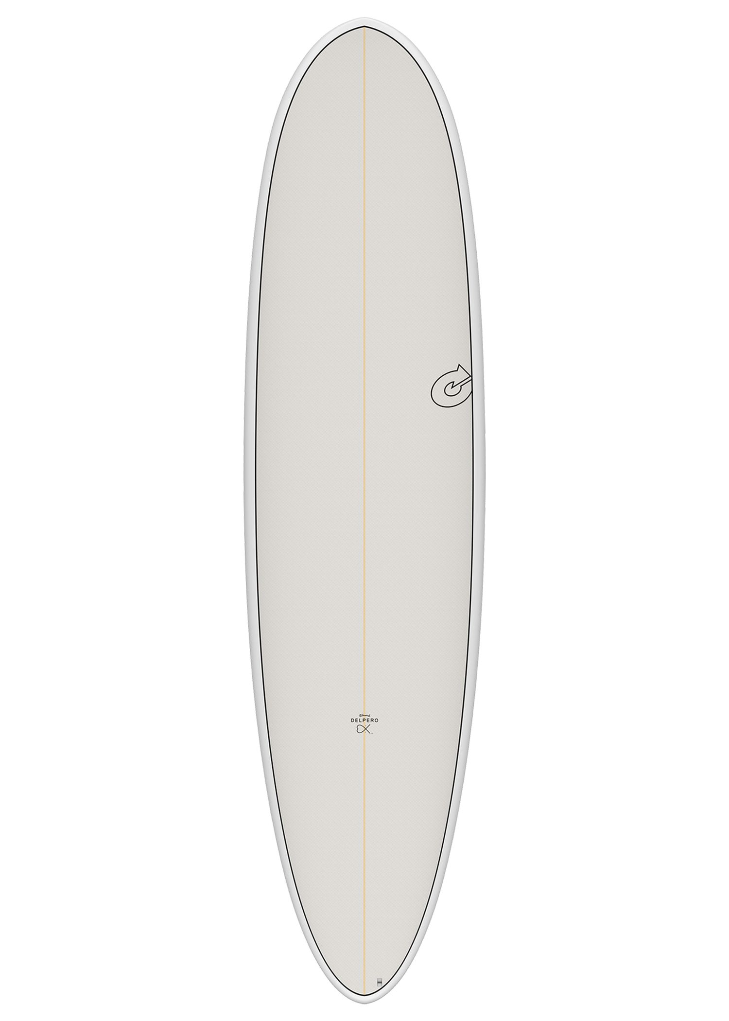 Torq Delpero MPW Mid Pro White Surfboard 7ft6 Cream