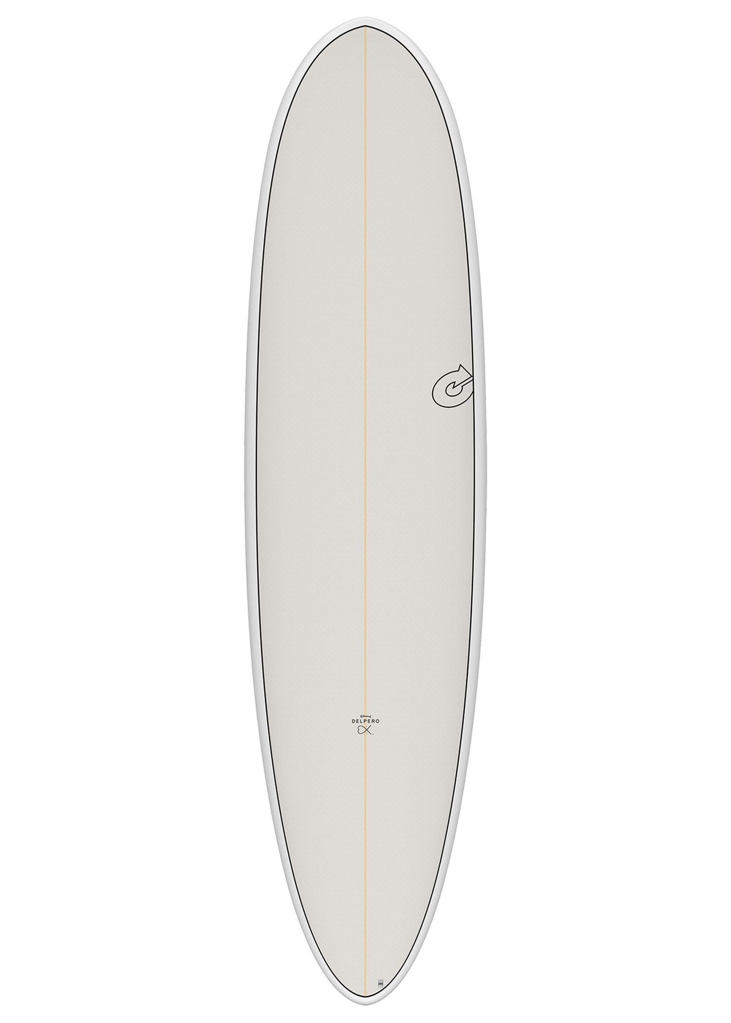 Torq Delpero MPW Mid Pro White Surfboard 7ft10 Cream