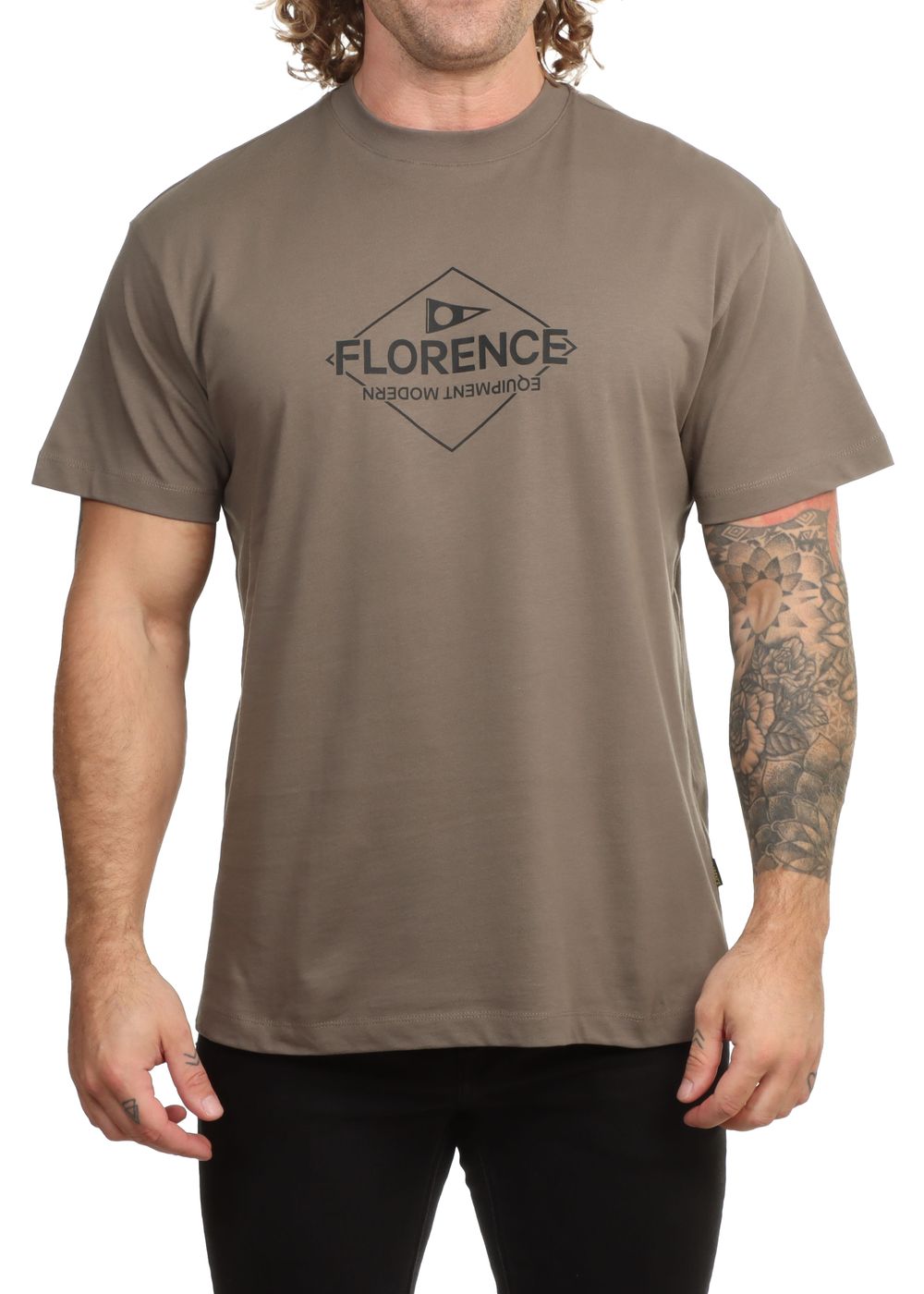 Florence Marine X Florence Flag Tee Pumice