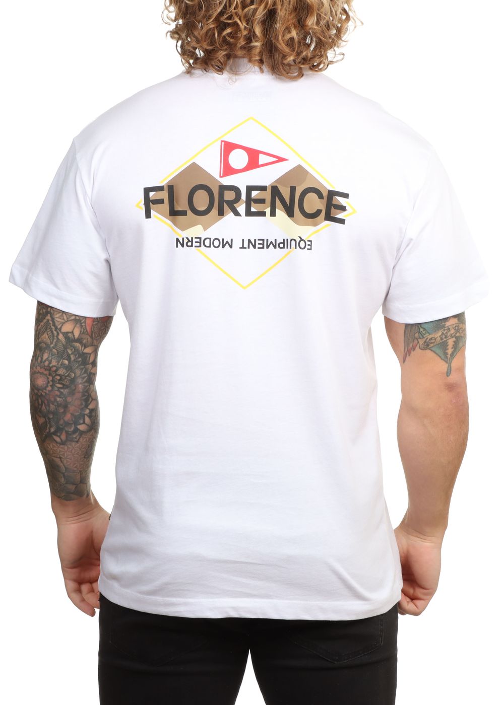 Florence Marine X Camo Logo Tee White
