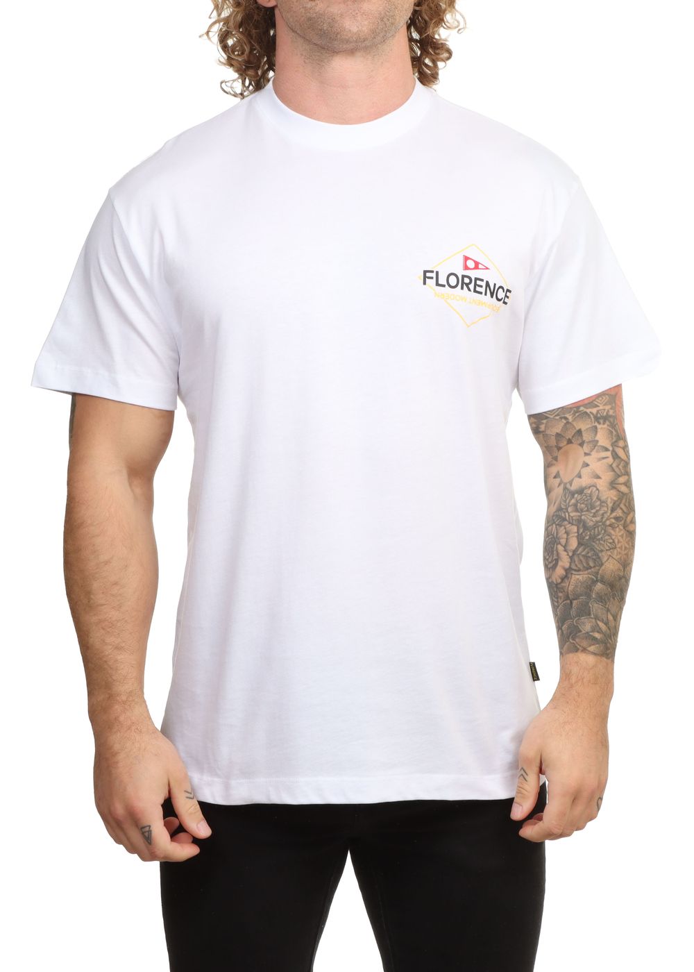 Florence Marine X Camo Logo Tee White