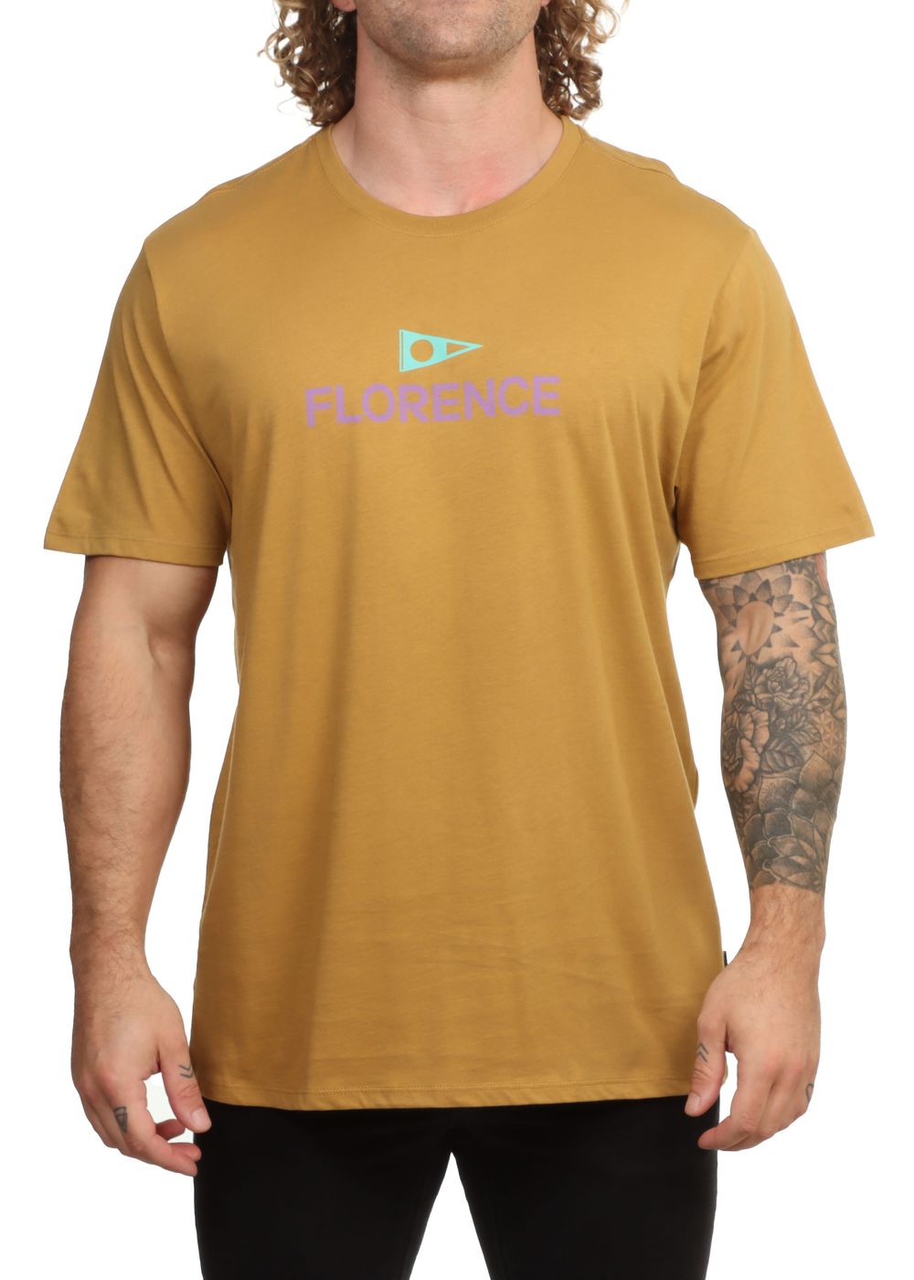 Florence Marine X Logo Tee Mustard