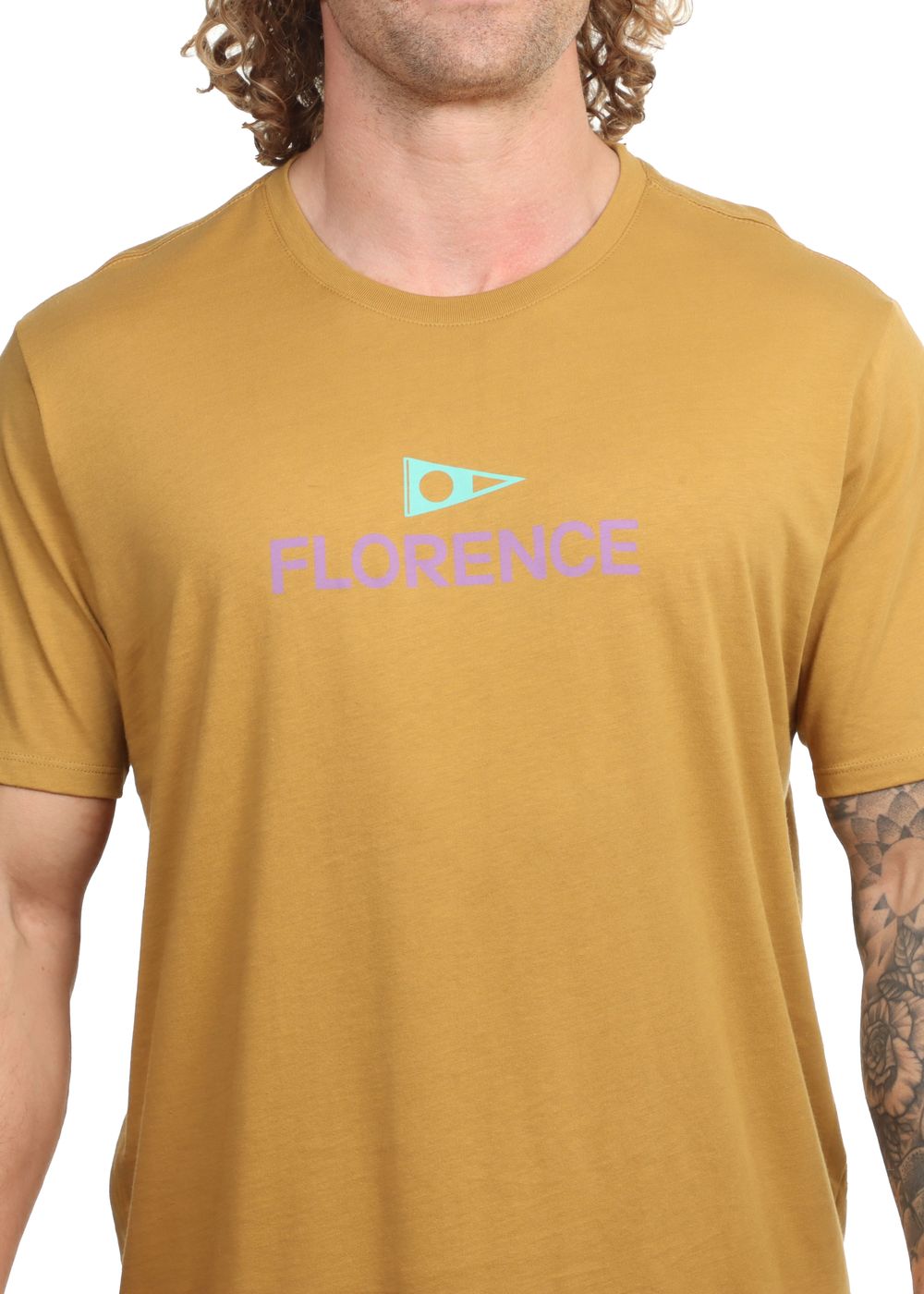 Florence Marine X Logo Tee Mustard