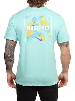 Hurley Four Corners Tee Tropical Mist Heather