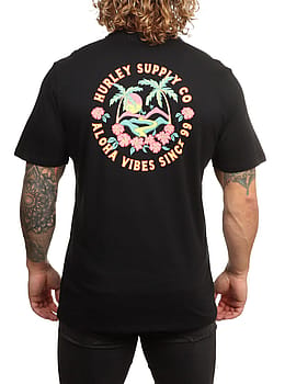 Hurley Hawaiian Island Tee Black