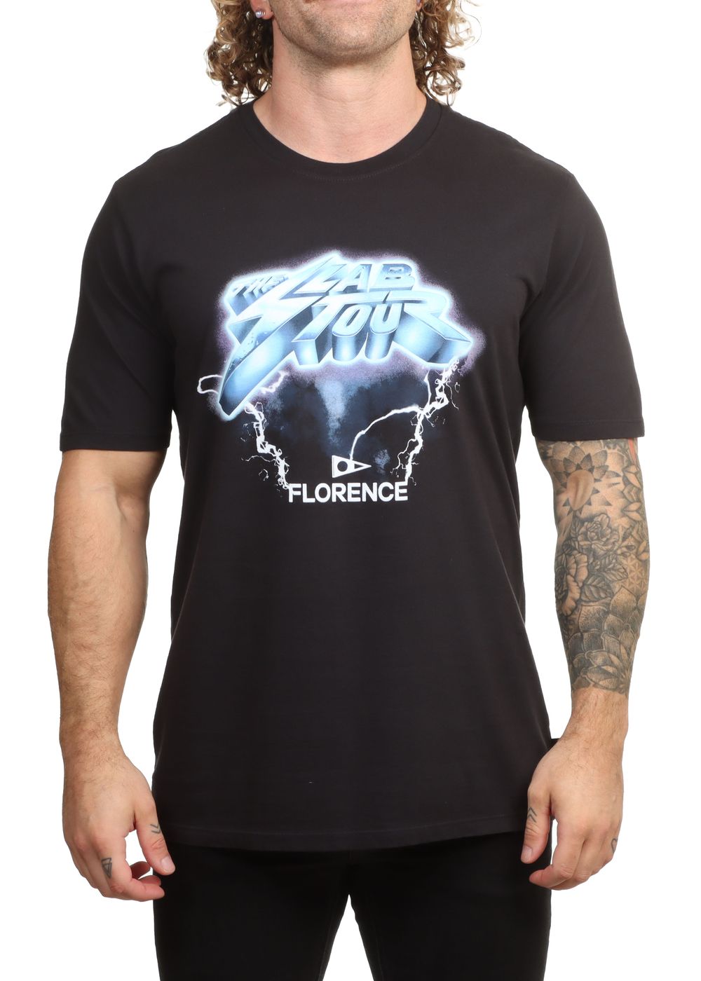Florence Marine X Slab Tour Lightning Tee Black