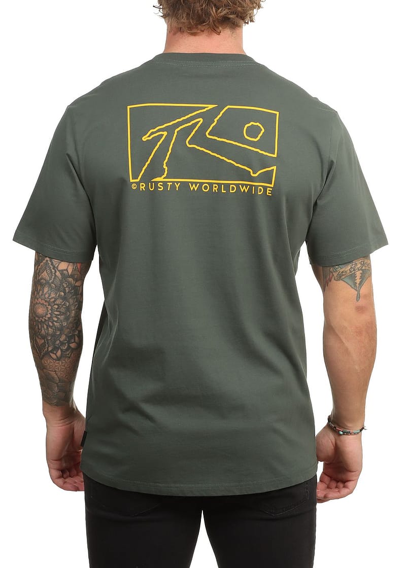 Rusty Boxed Out Tee Shadow Army