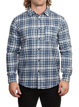 Hurley Axe Flannel Shirt Armored Navy