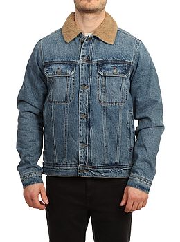Billabong Barlow Trucker Jacket Ocean Wash