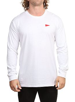 Florence Marine X Burgee Long Sleeve Tee White