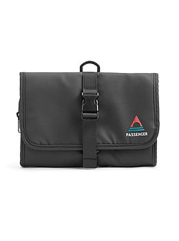 Passenger Drop Recycled Wash Bag Black