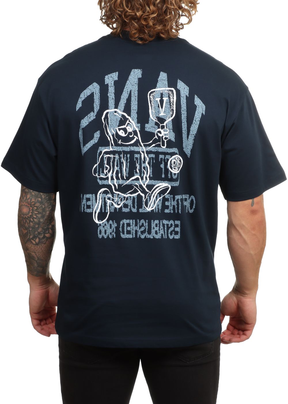 Vans Pickle Champ Tee Navy