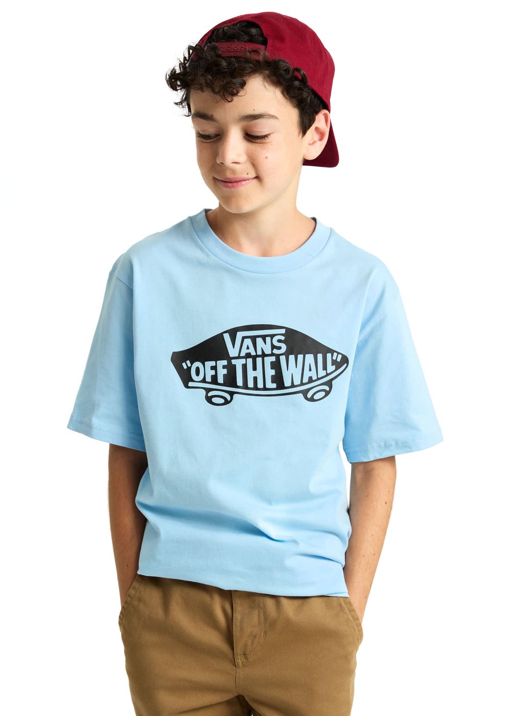 Vans Boys Style 76 Tee Cloud Blue