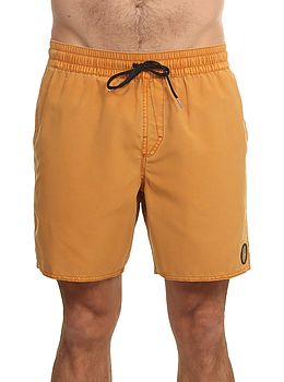 Volcom Center Trunk Volley Shorts Ginger Brown