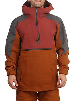 Volcom Brighton Pullover Snow Jacket Caramel