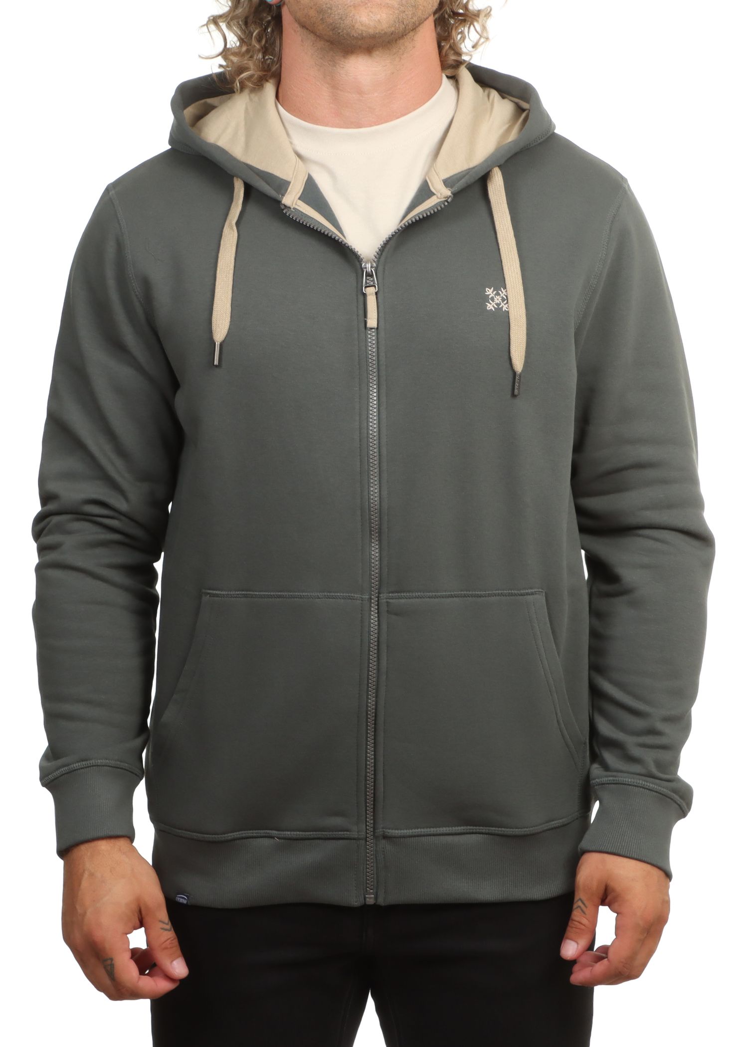 Oxbow Salet Zip Hoodie Pewter