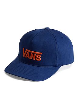 Vans Boys Drop V Logo Snapback Cap Deep Indigo