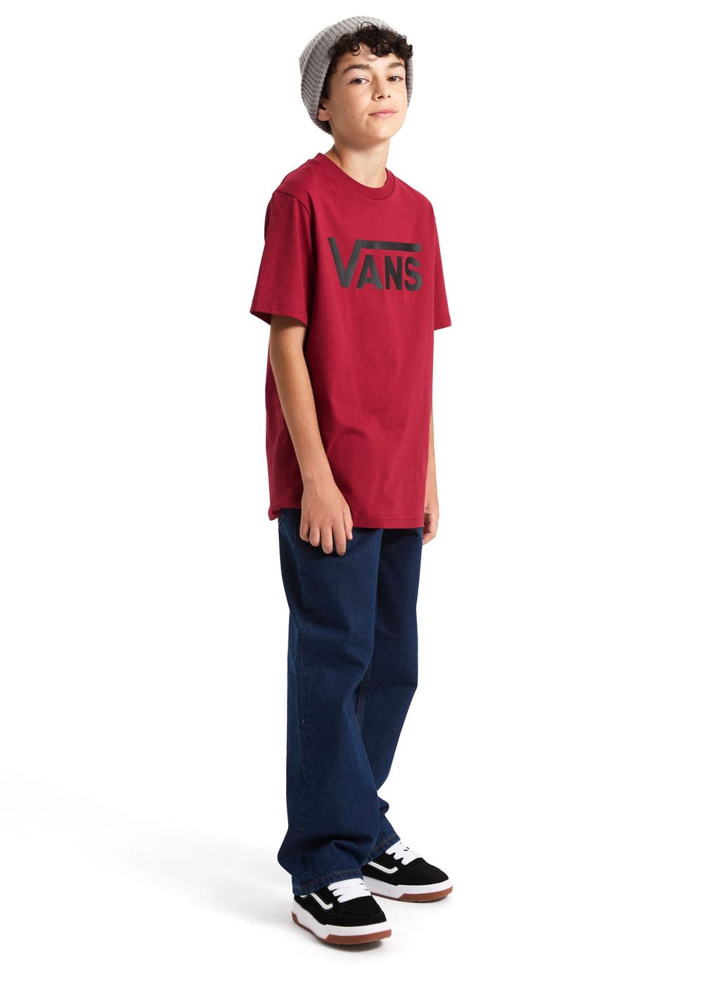Vans Boys Classic Tee Bordeaux