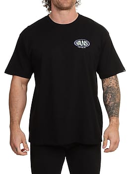 Vans Road Stop Tee Black