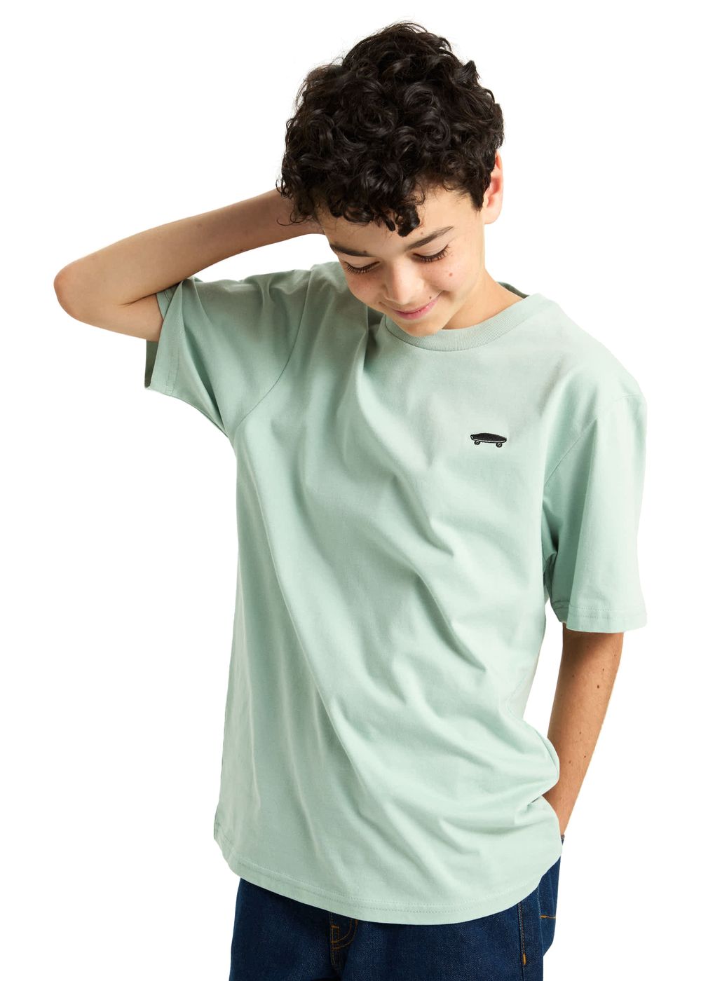 Vans Boys Salton Tee Gray Olive