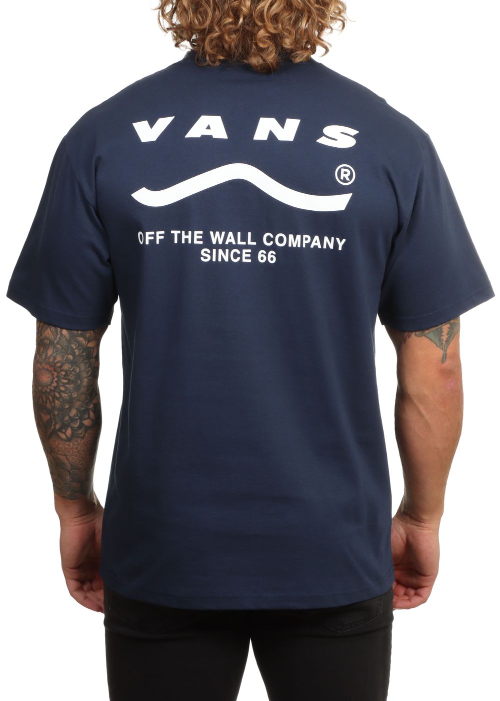 Vans Determined Tee Navy White