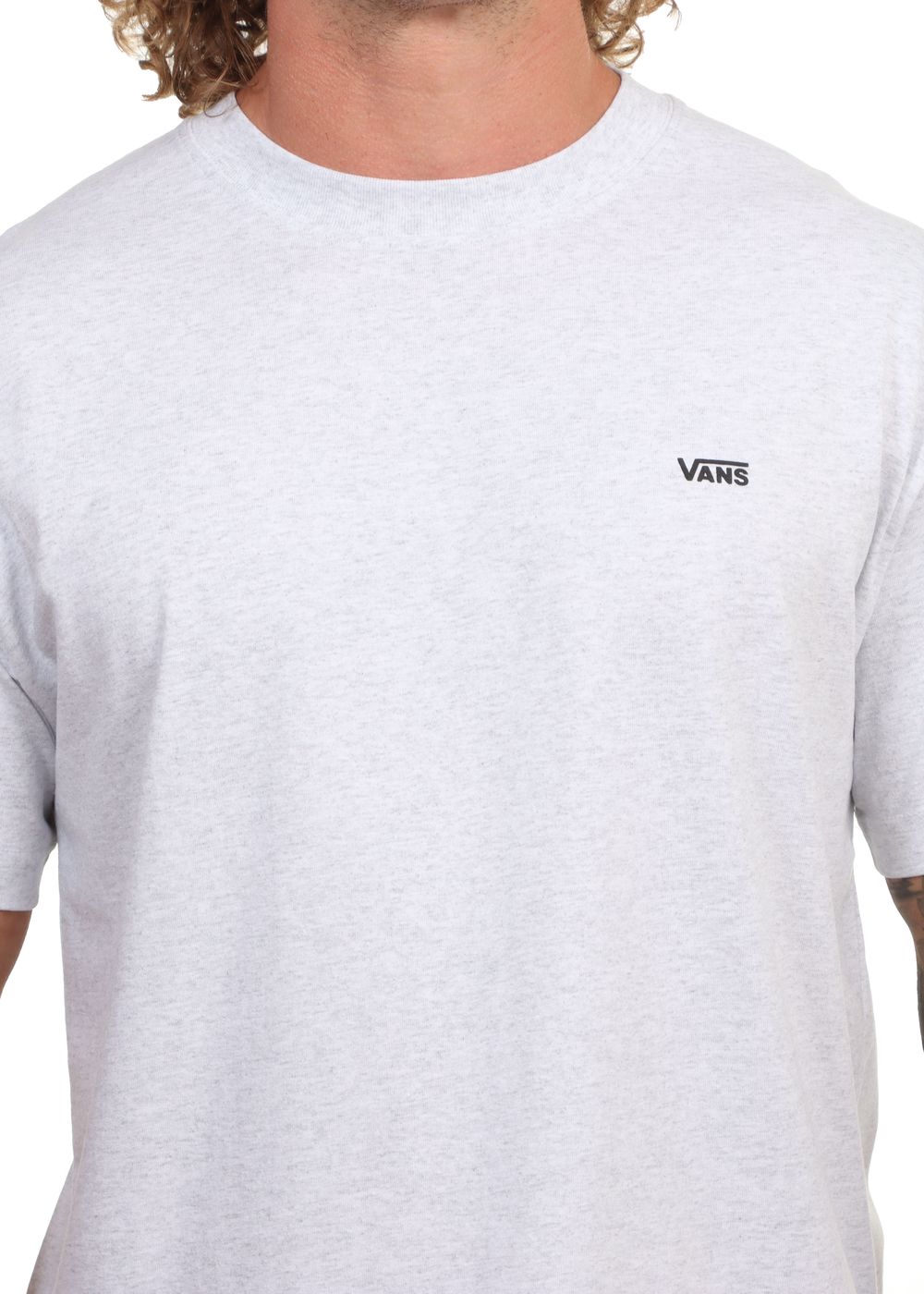 Vans Left Chest Tee Light Grey Heather