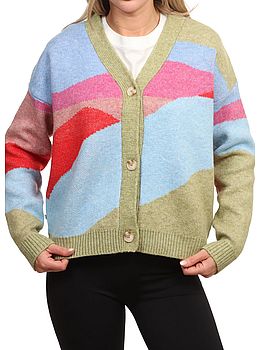 Passenger Scenic Knit Cardigan Dusty Olive
