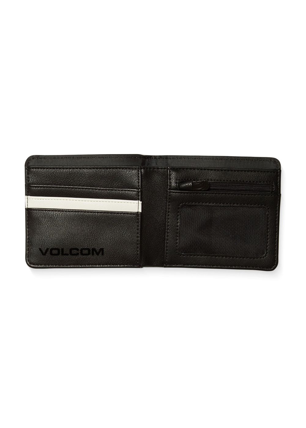 Volcom Slim Stone PU Wallet Black