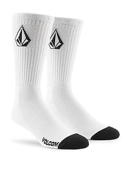 Volcom Full Stone 3 Pack Socks White