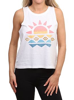 Passenger Sunray Recycled Cotton Tank White