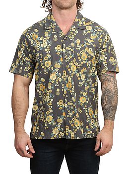 Hurley Dogpatch Camp Shirt Black