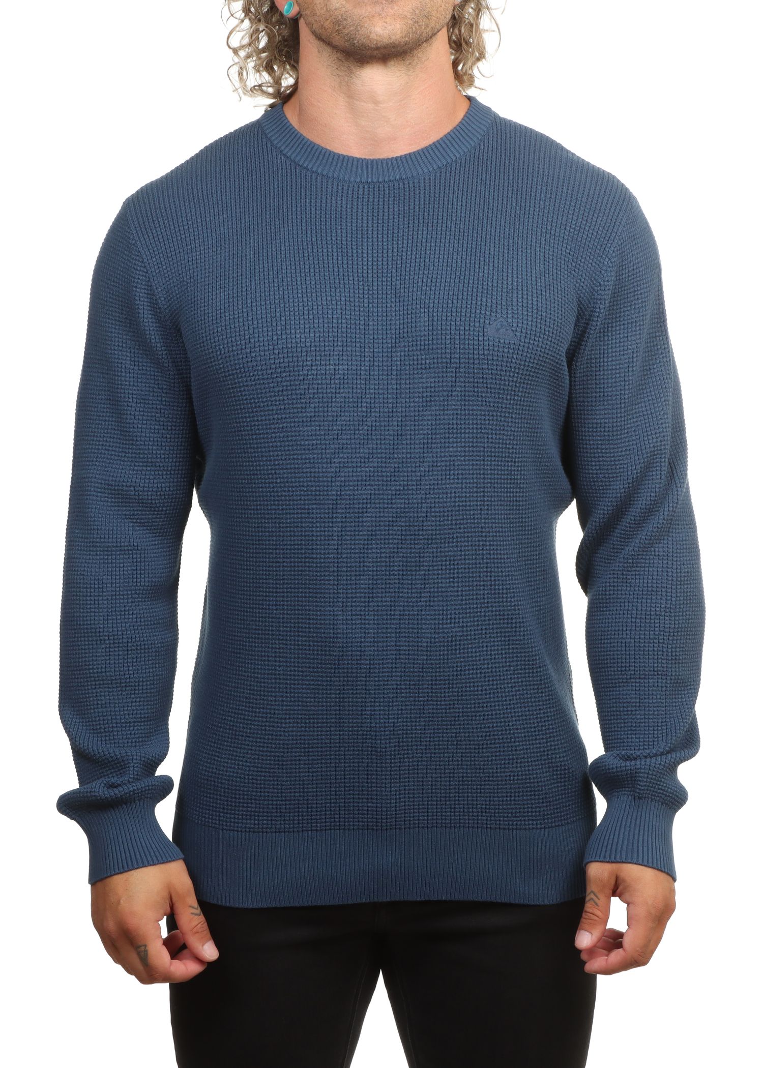 Quiksilver Waffle Sweater Dark Denim