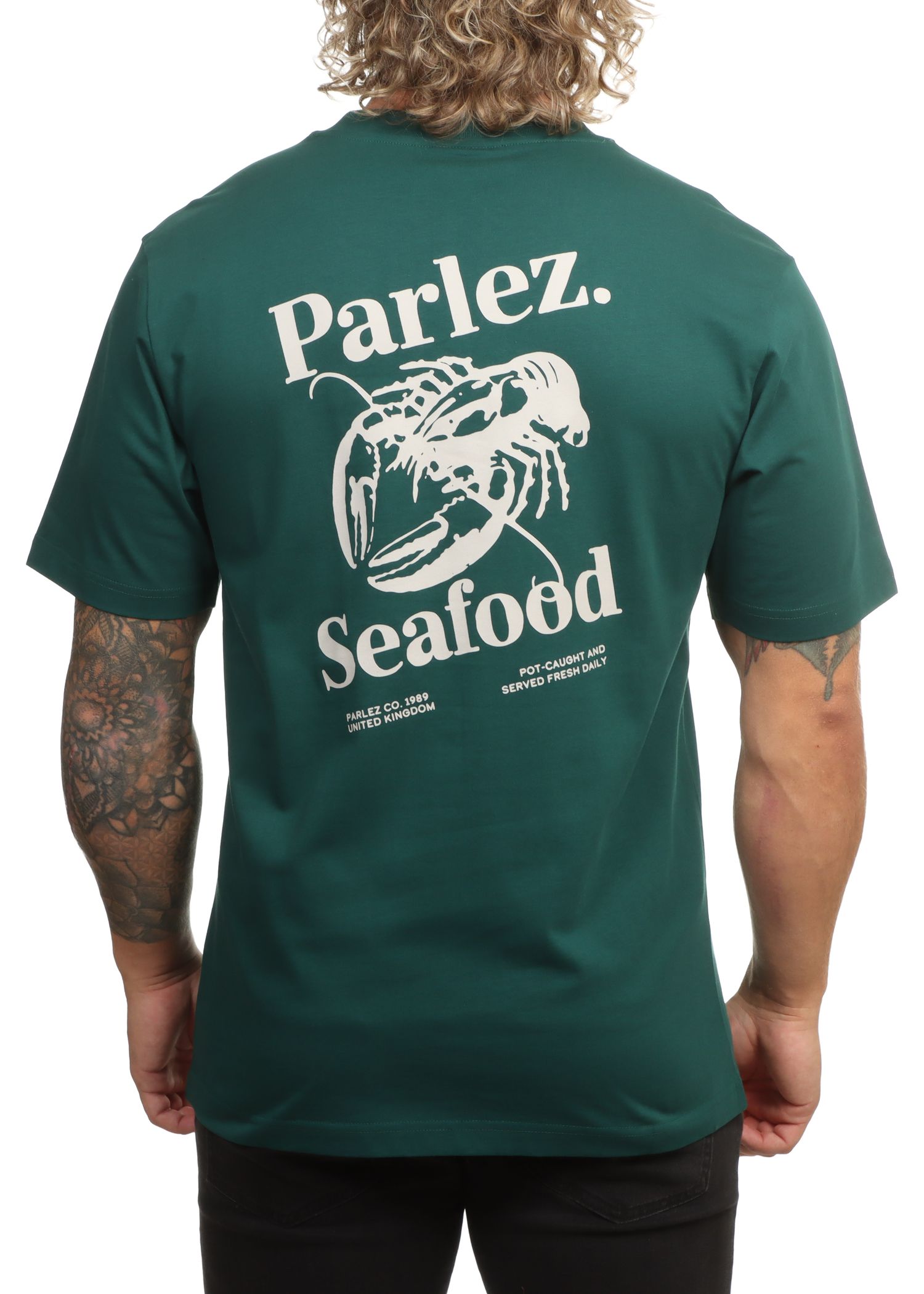 Parlez Slip Tee Deep Green