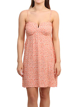 Billabong Just Because Dress Peach Out