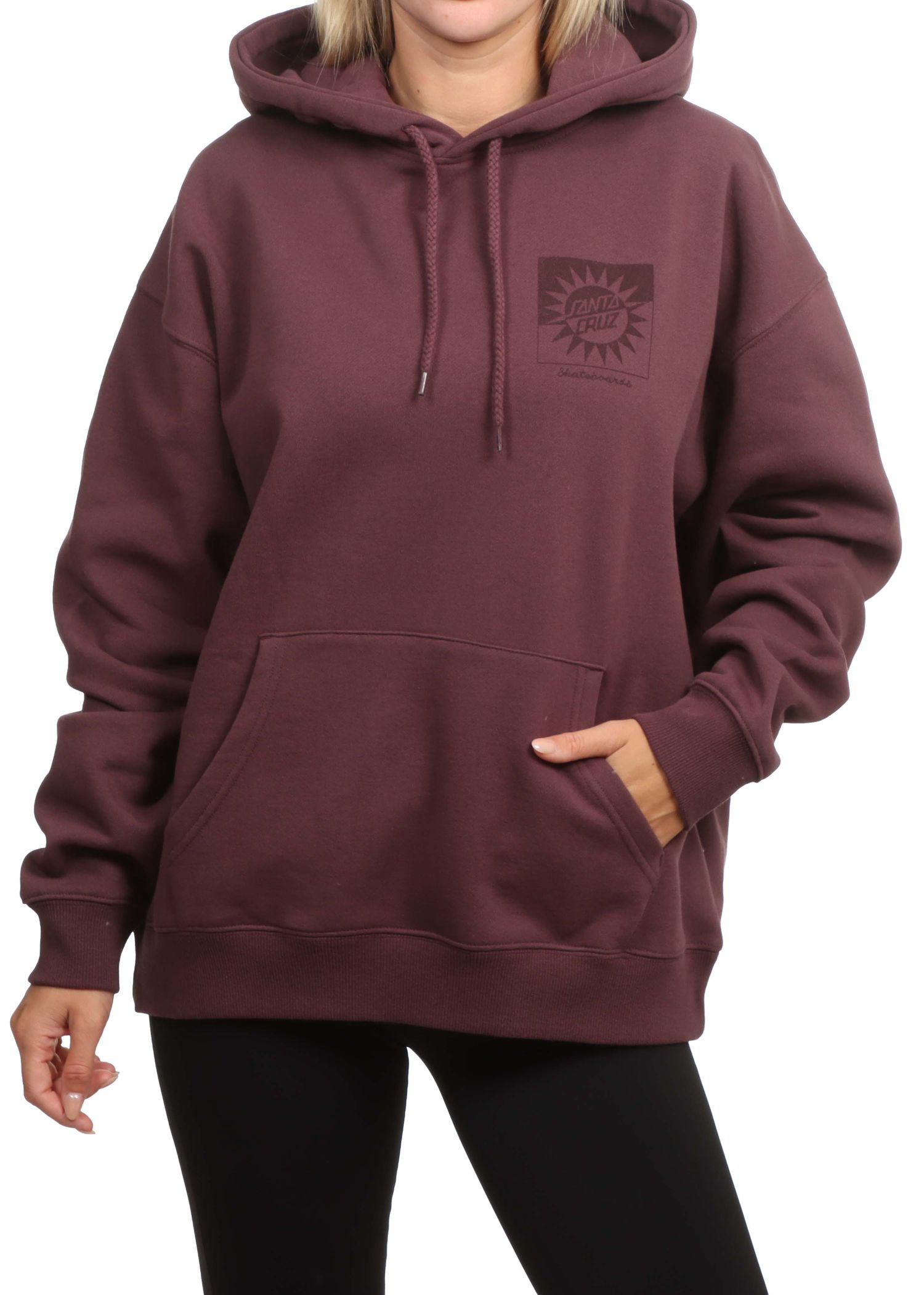 Santa Cruz Sun Up Dot Hoodie Cocoa Powder
