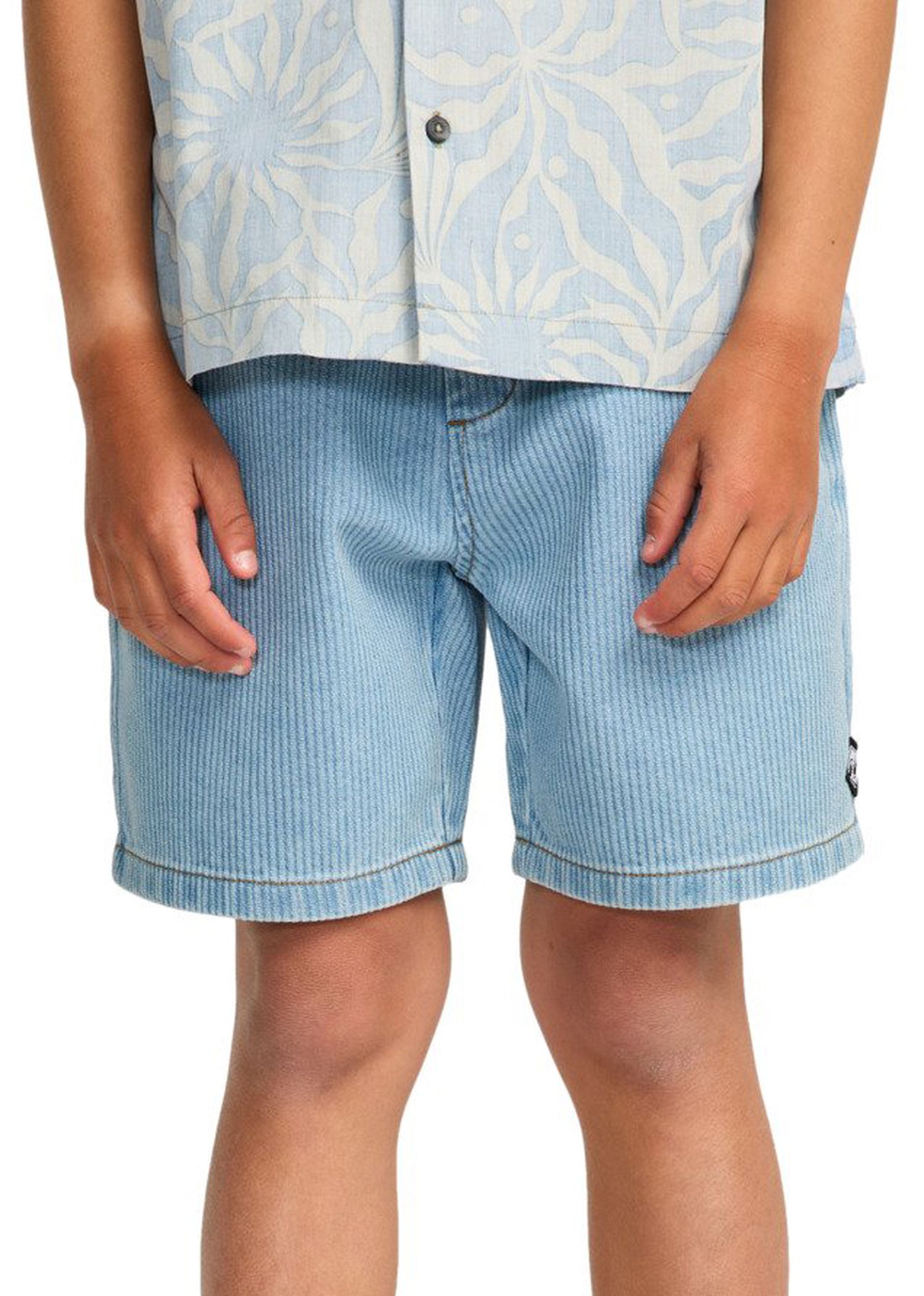 Billabong Boy Larry Cord Denim Short Bleach
