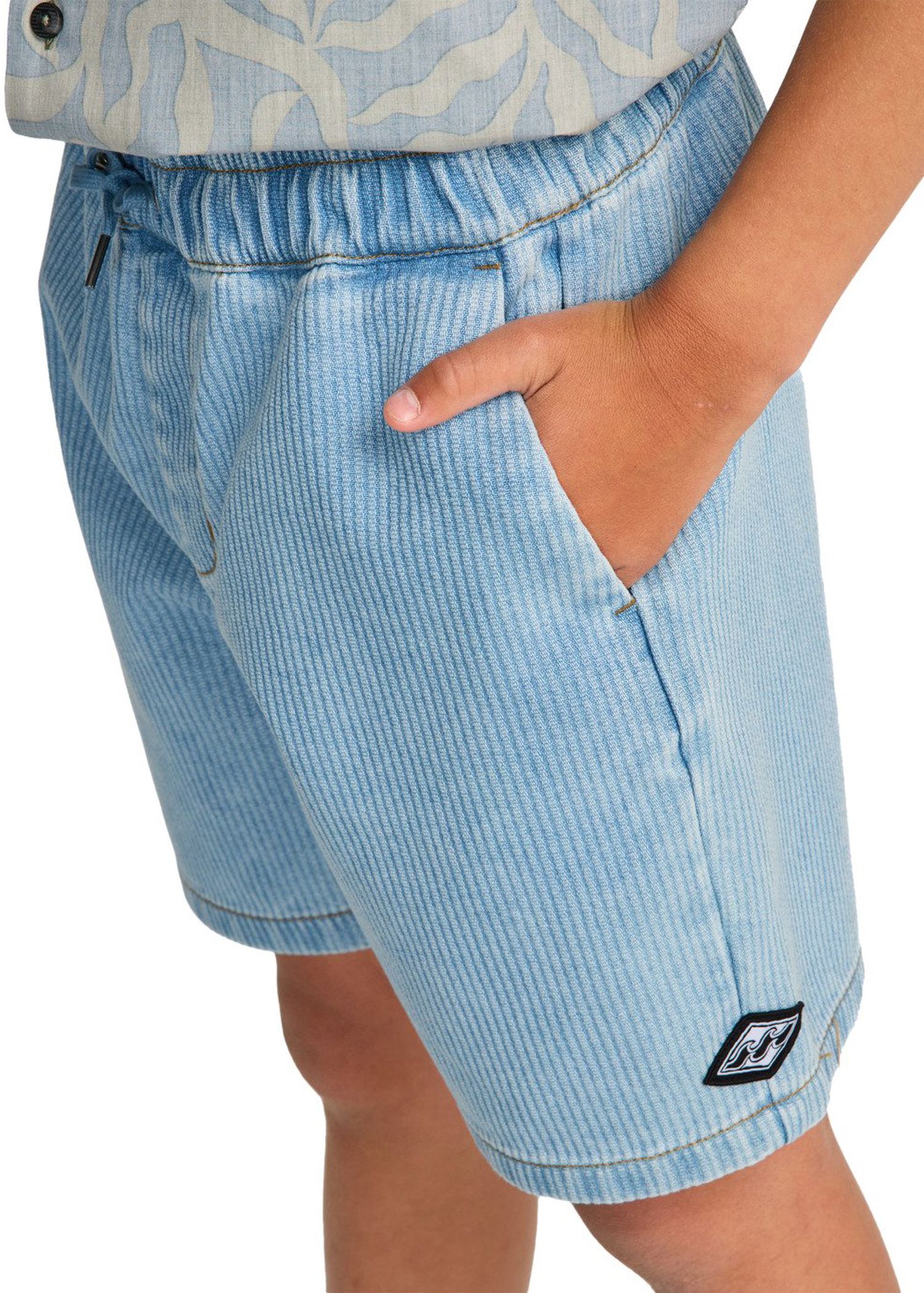 Billabong Boy Larry Cord Denim Short Bleach