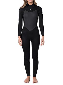Ripcurl Ladies Omega EStitch 3/2 BZ Wetsuit Black
