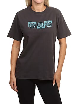 Santa Cruz Sun Up Front Tee Black Wash