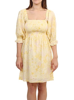 Billabong Groovy Girl Dress Yellow Fade