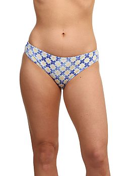 Roxy Artsy Tile Hipster Bikini Pant Blue