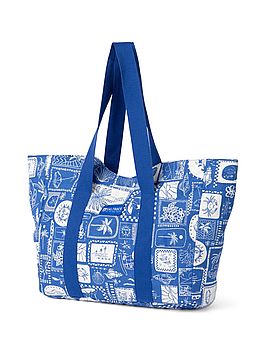 Saltrock Island Tiles Bag Bright Blue