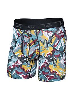 Saxx Quest Quick Dry Mesh Boxers Prism Peaks