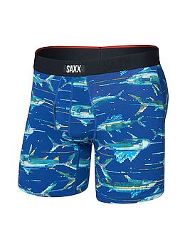 Saxx Vibe Xtra Soft Boxer Briefs Digi Fish