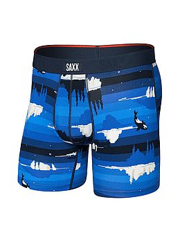 Saxx Vibe Xtra Soft Boxer Briefs Iceburg Stripe