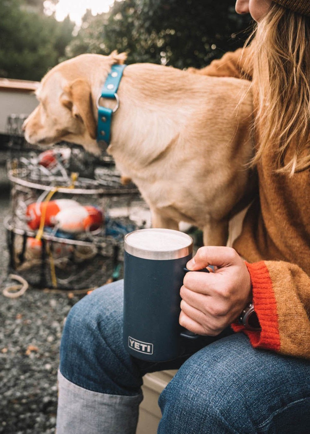 Yeti Rambler 24oz Mug White