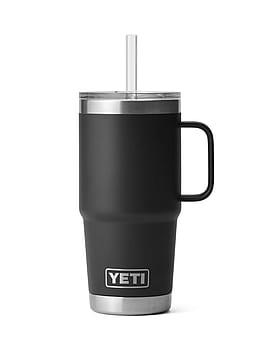 Yeti Rambler 25oz Straw Mug Black