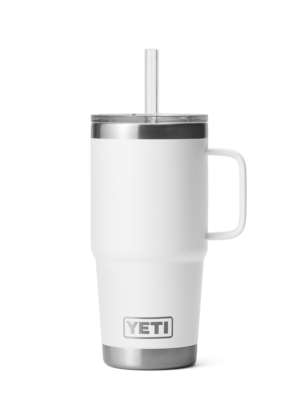 Yeti Rambler 25oz Straw Mug White