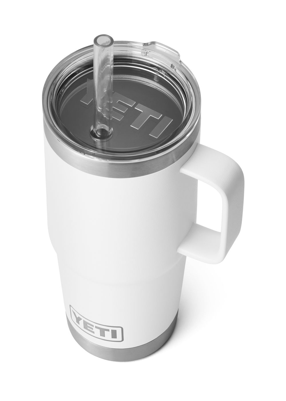 Yeti Rambler 25oz Straw Mug White