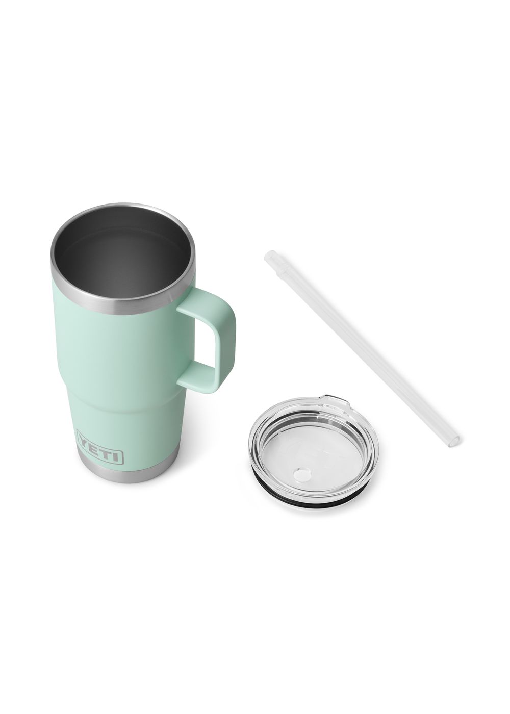 Yeti Rambler 25oz Straw Mug Seafoam